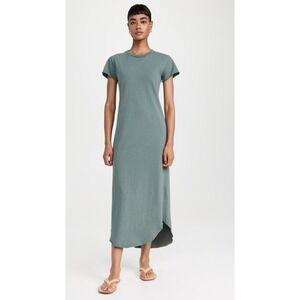 Frank‎ + Eileen Harper Perfect Tee Maxi Dress Green Rosemary Size S quiet luxe